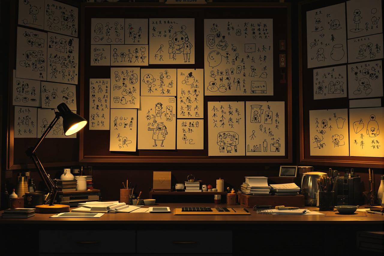 影院短剧 - 创作工作室氛围
